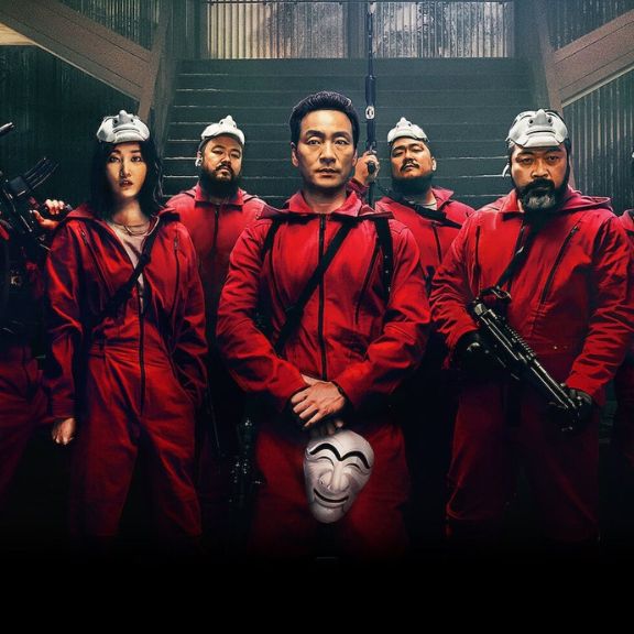 EZ Movie ดูหนังฟรี ไม่มีโฆษณา ภาพโลโก้ Money Heist Korea - Joint Economic Area (2022) ทรชนคนปล้นโลก เกาหลีเดือด